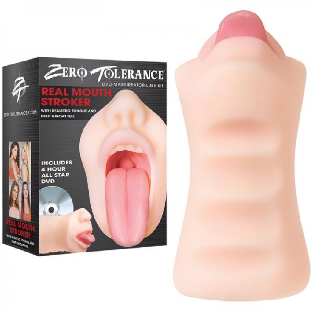 Zero Tolerance Real Mouth Stroker W/dvd - Zero Tolerance