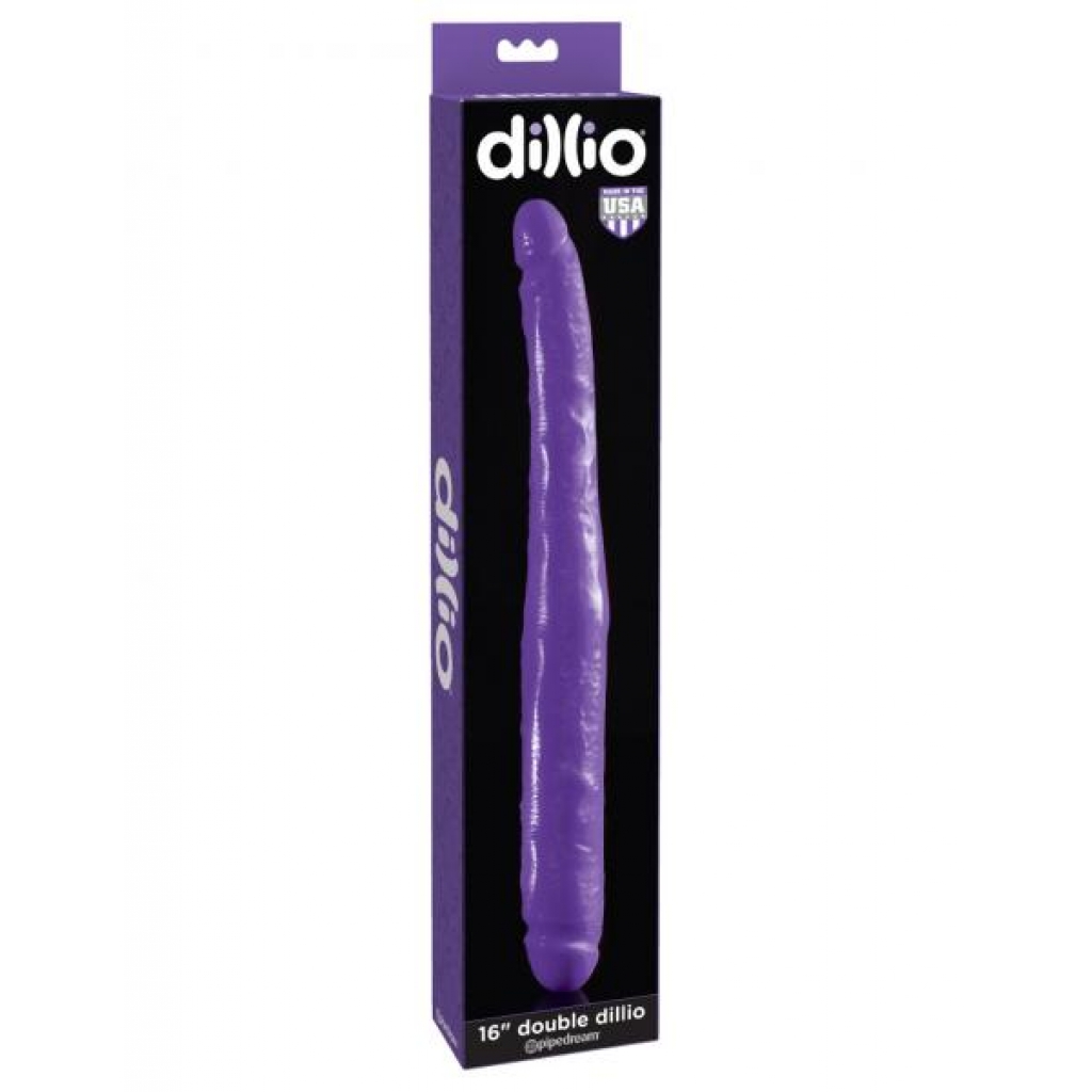 Dillio Purple 16in Double Dong - Pipedream