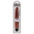 King Cock 10 Inches Vibrating Stiffy - Brown