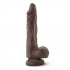 Mr Skin Stud Muffin 8.5 inches Chocolate Brown Dildo - Blush