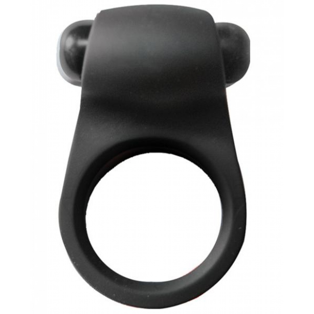 Maxx Gear Pleasure Vibrating Ring Black - Nasstoys