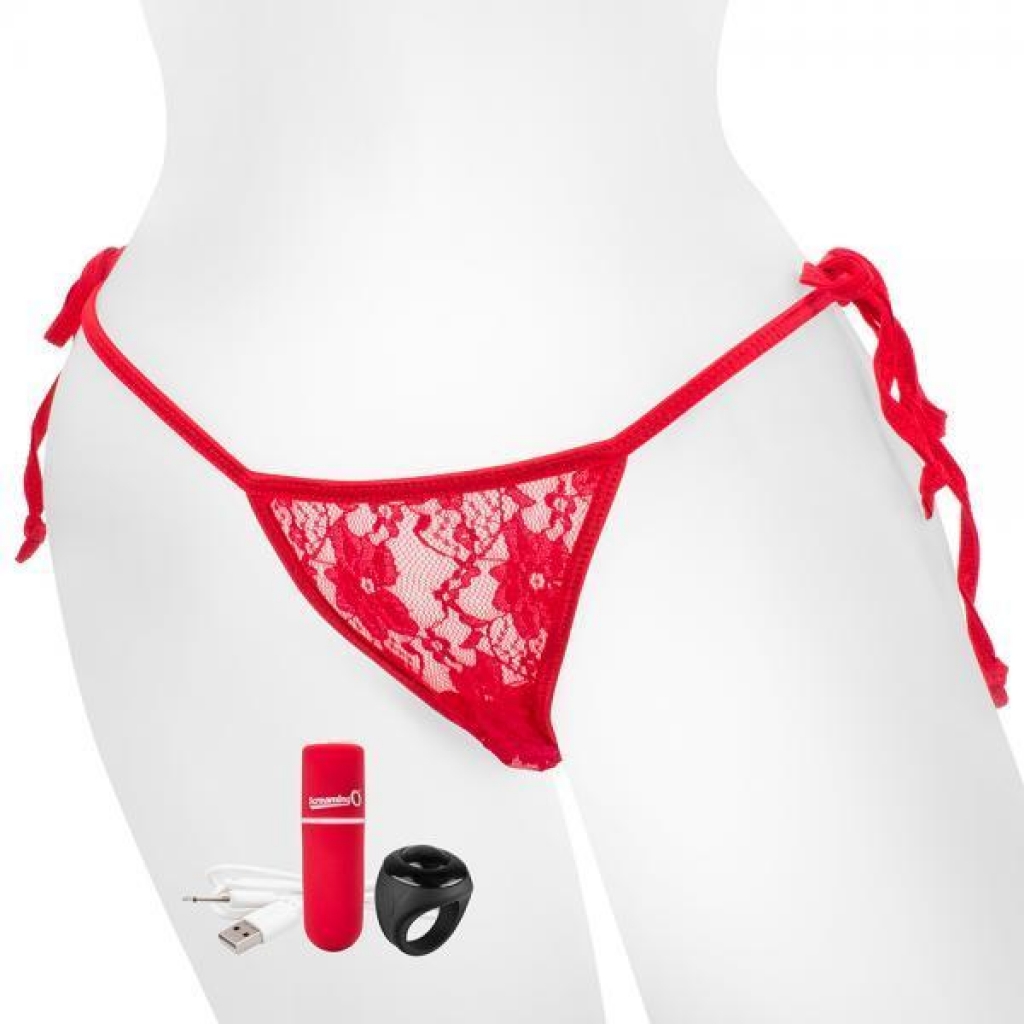 My Secret Charged Remote Control Panty Vibe - Red O/S