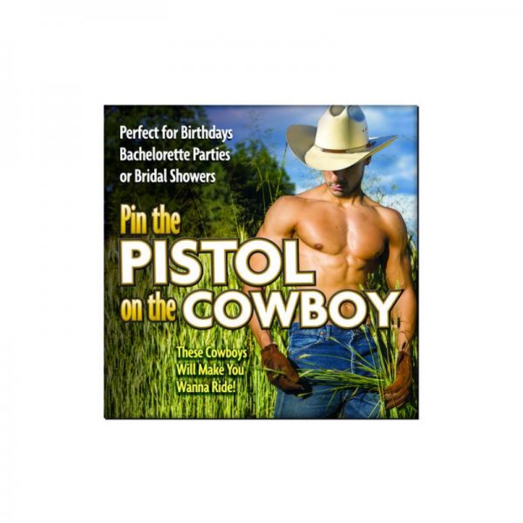 Pin The Pistol On The Cowboy Game - Little Genie