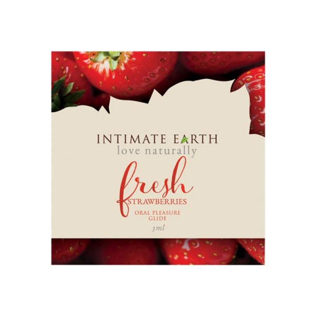 Intimate Earth Fresh Strawberry 3ml Foil - Intimate Earth