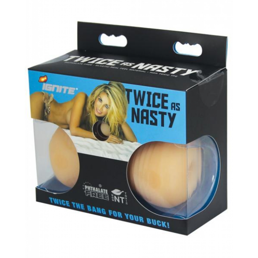 Twice As Nasty Vanilla Beige Stroker - Si Novelties