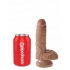 King Cock 7-Inch Cock with Balls - Tan Dildo