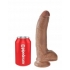 King Cock 9 inches Cock with Balls Tan Dildo - Pipedream