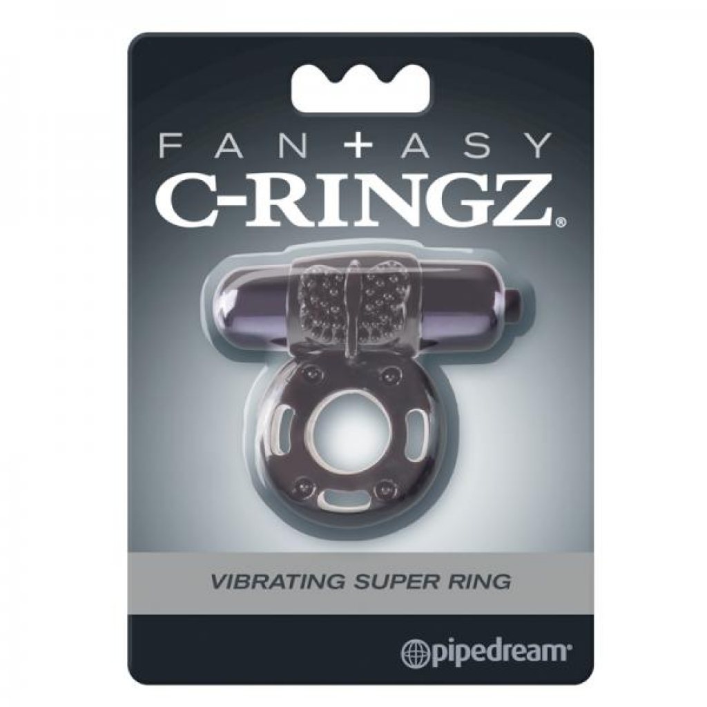 Fcr - Fantasy C-ringz Vibrating Super Ring - Black