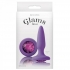 Glams Mini Butt Plug Purple Gem - Ns Novelties