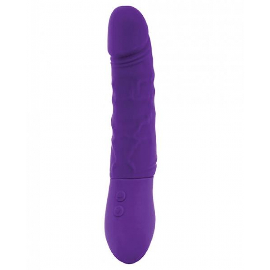 Inya Twister - Purple Realistic Vibrating Dildo