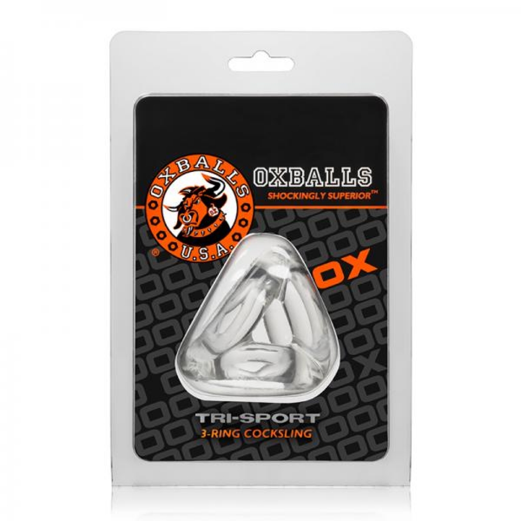 Oxballs Tri-sport, Cocksling, Clear - Oxballs