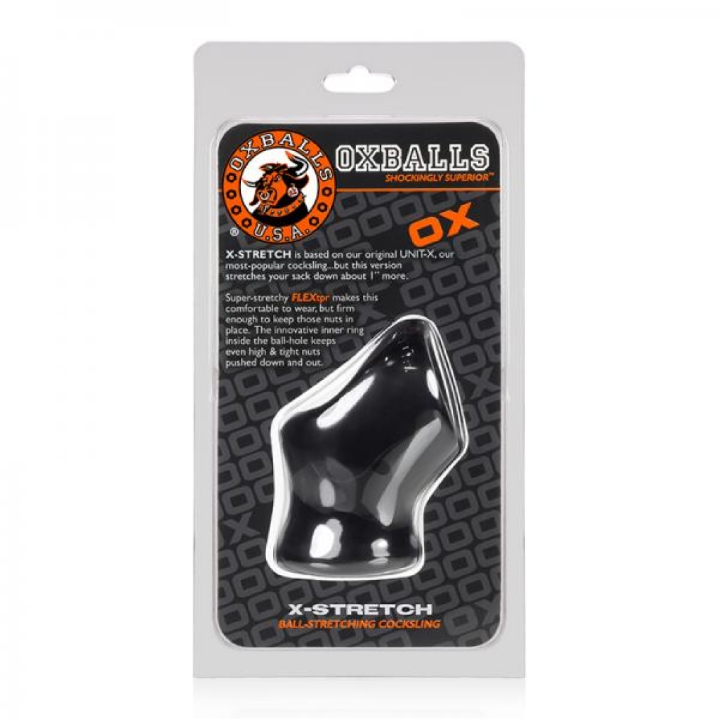 Oxballs Unit-x Stretch, Cocksling, Black - Oxballs