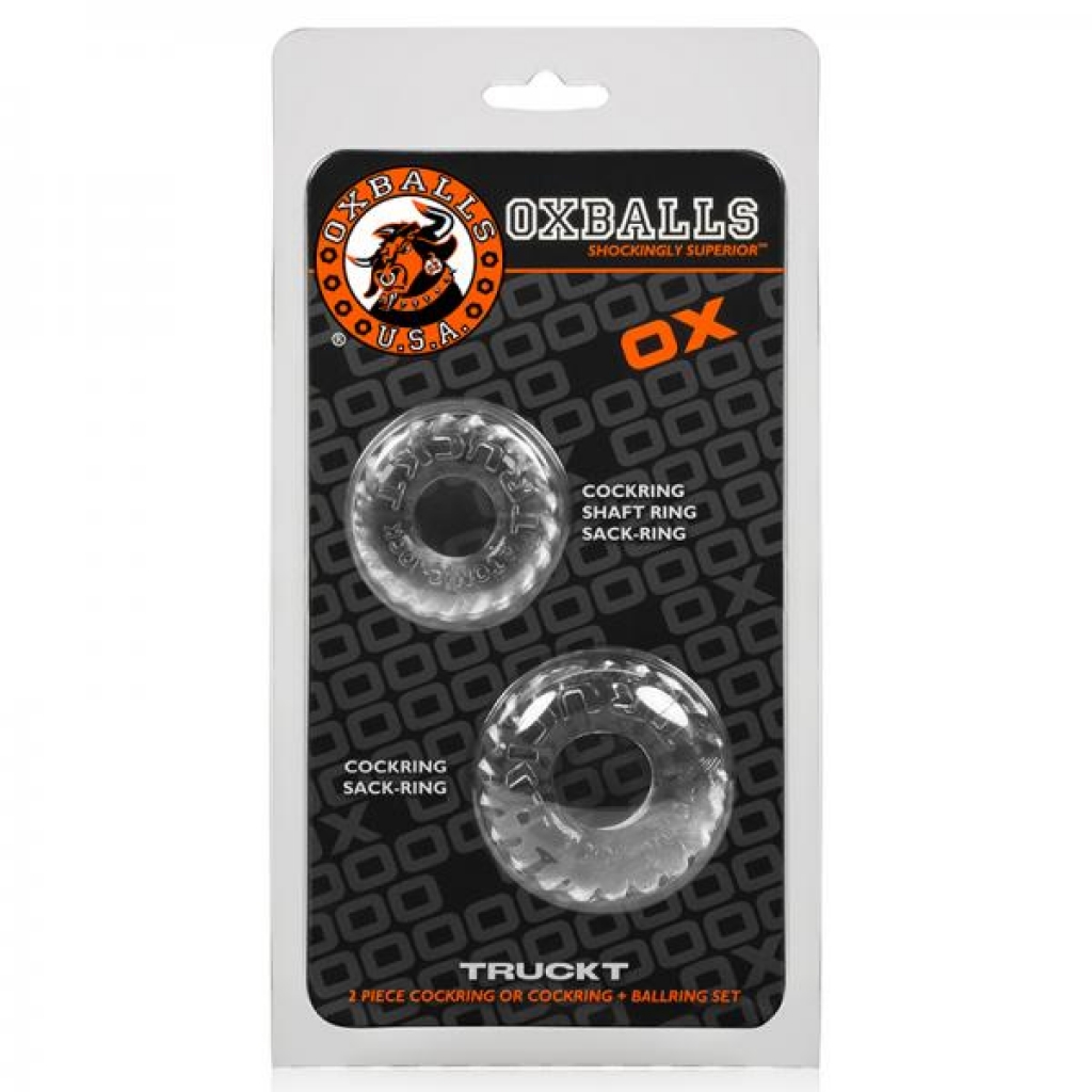 Oxballs Truckt, Cockring, Clear - Oxballs