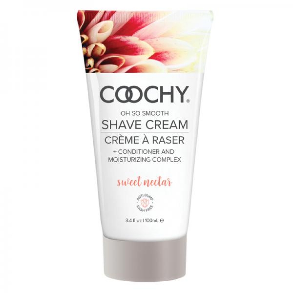 Coochy Shave Cream Sweet Nectar 3.4oz - Coochy