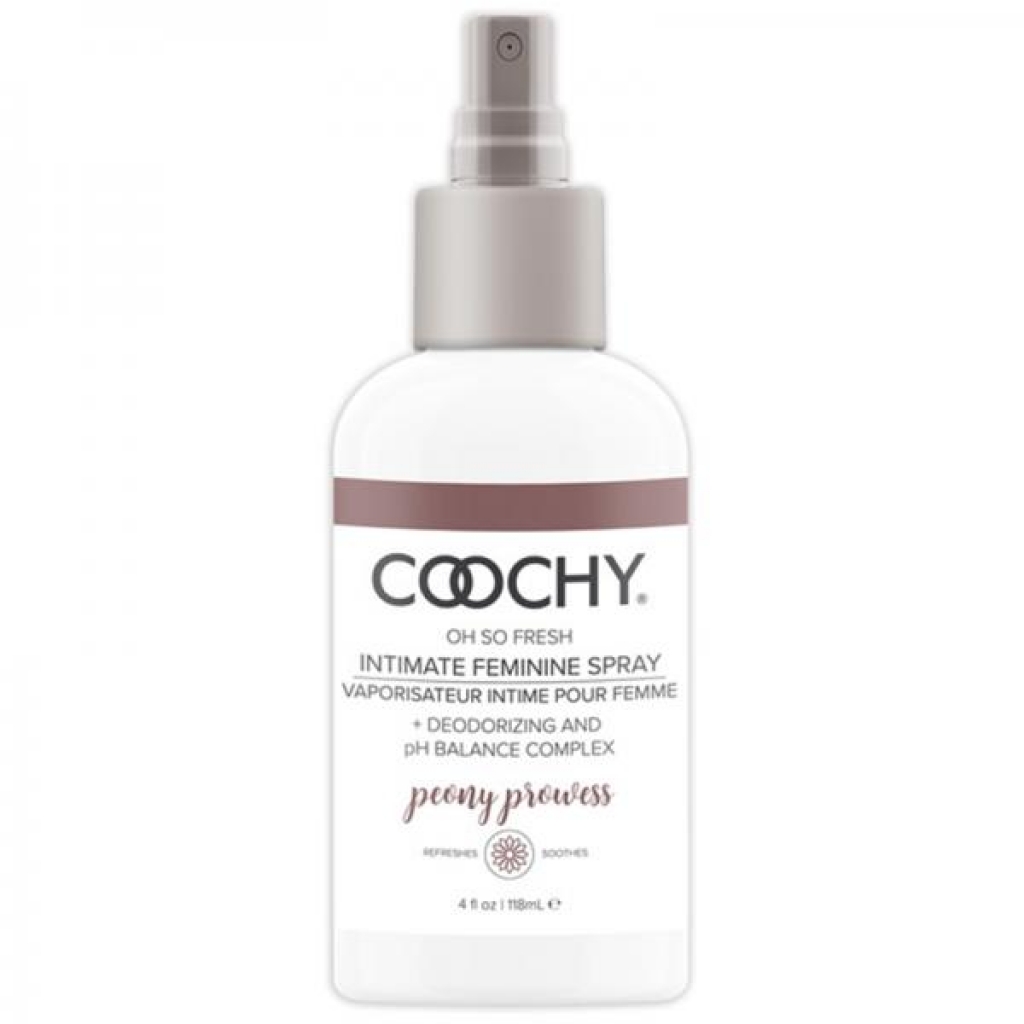 Coochy Intimate Feminine Spray Peony Prowess 4 fluid ounces - Coochy