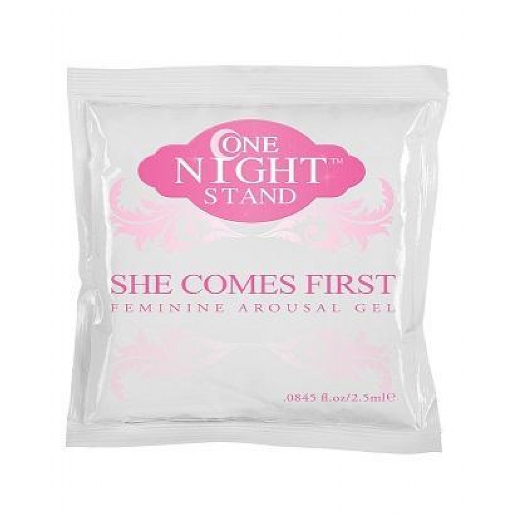 One Night Stand She Comes First Arousal Gel .08oz - Evolved