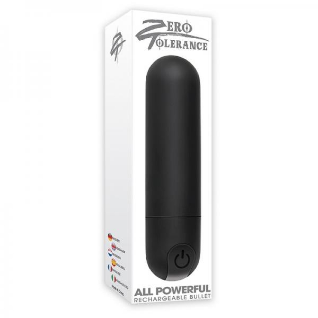 Zero Tolerance All Powerful Rechargeable Black - Zero Tolerance