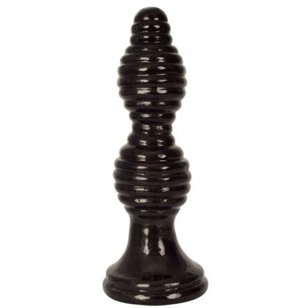 Royal Hiney Red The Queen Black Butt Plug - Curve Novelties