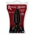 Royal Hiney Red The Marshal Black Butt Plug - Curve Novelties