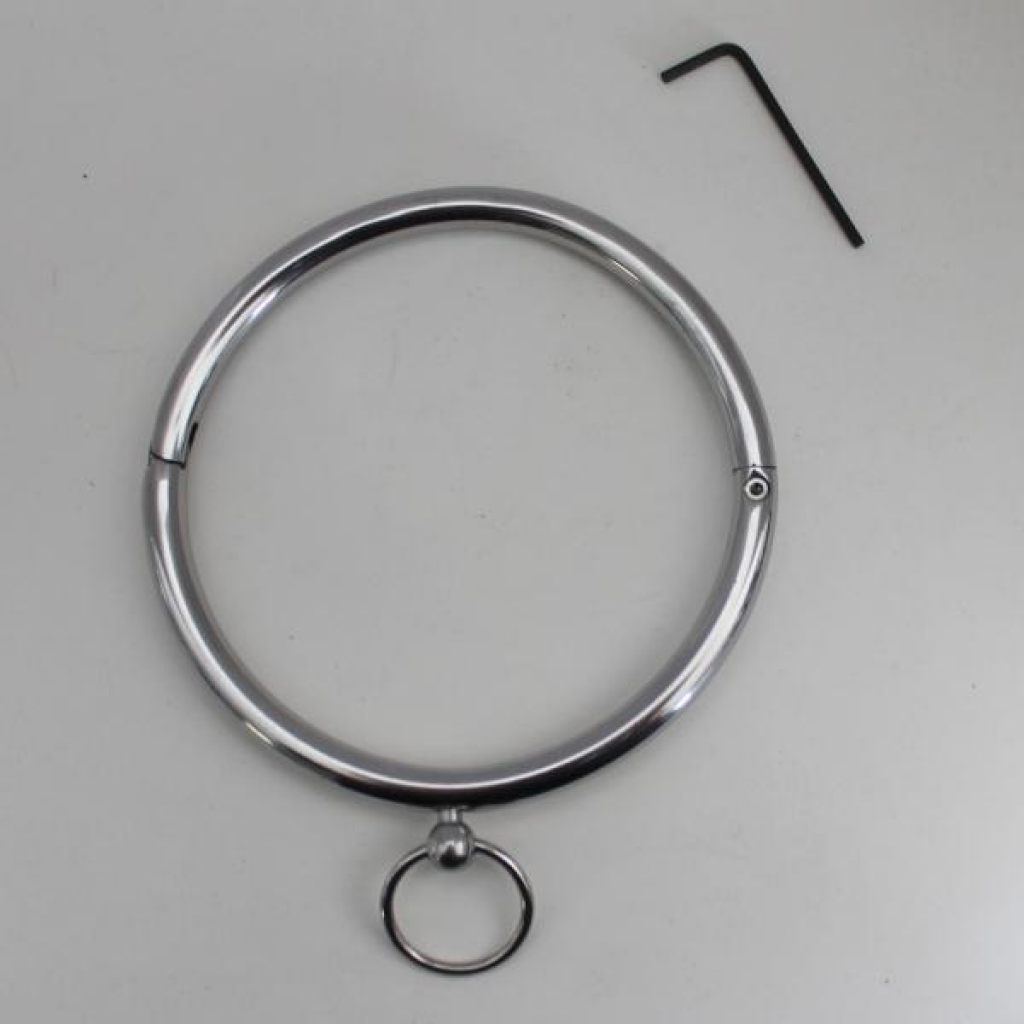 Rouge Stainless Steel Ring Collar - Silver