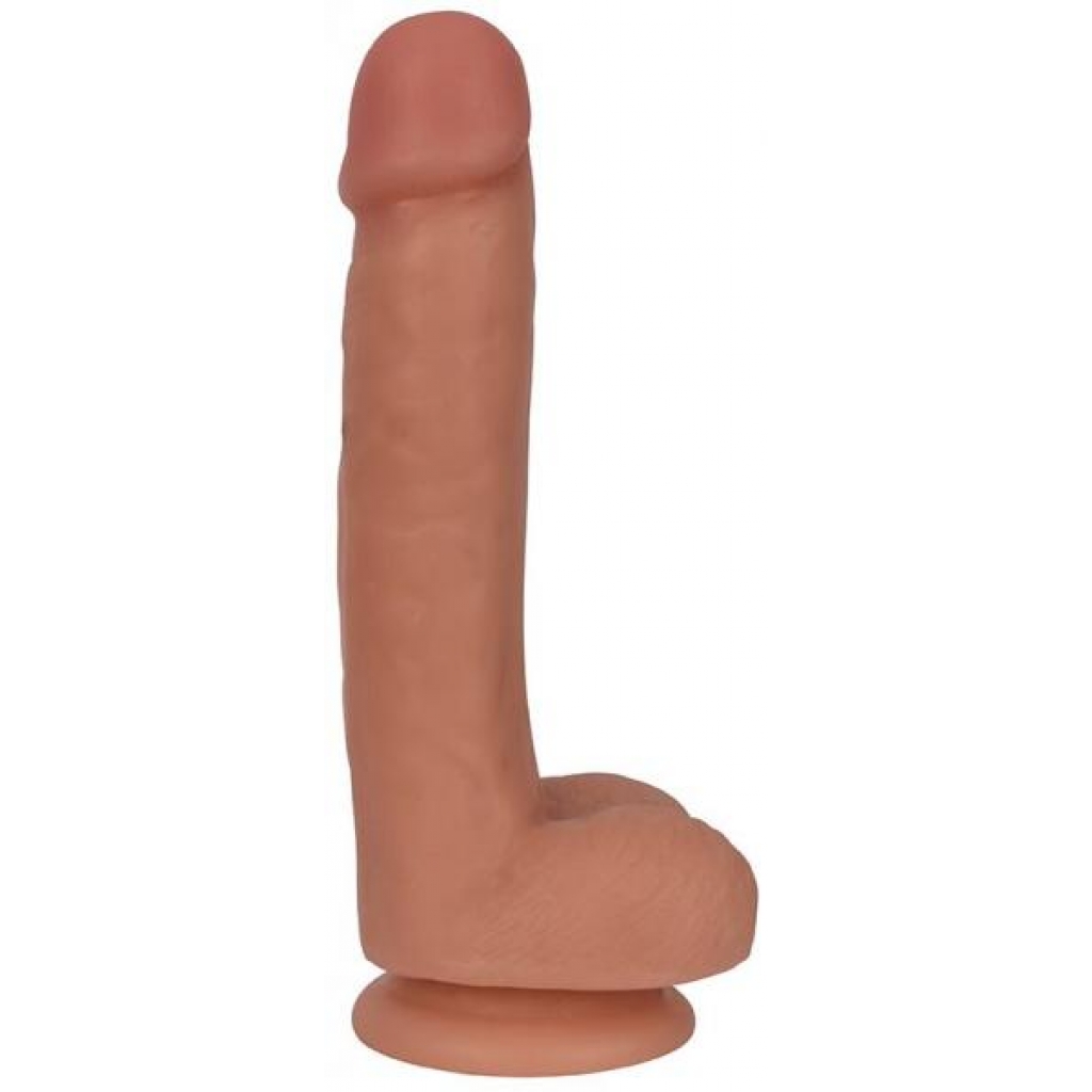 Thinz 7-Inch Slim Realistic Dong with Balls - Vanilla Beige