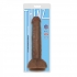 Thinz 8 inches Slim Dong with Balls Chocolate Brown - Curve Novelties