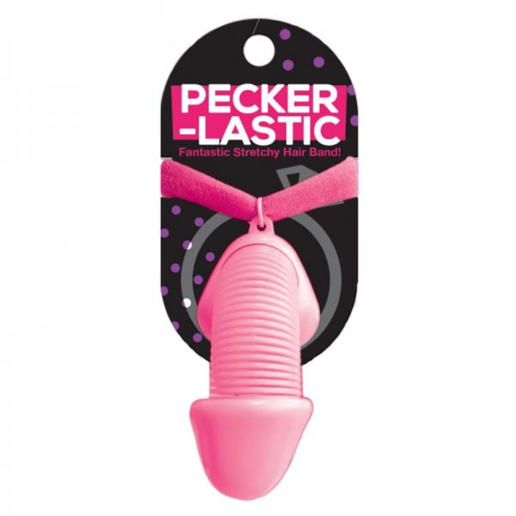 Pecker Lastick Hair Tie Pink - Hott Products