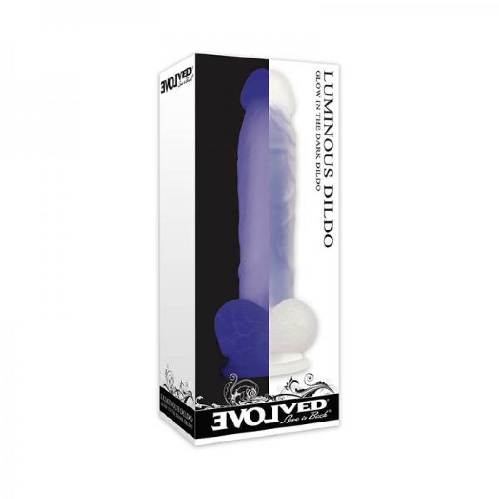 Evolved Luminous Dildo Purple - Evolved