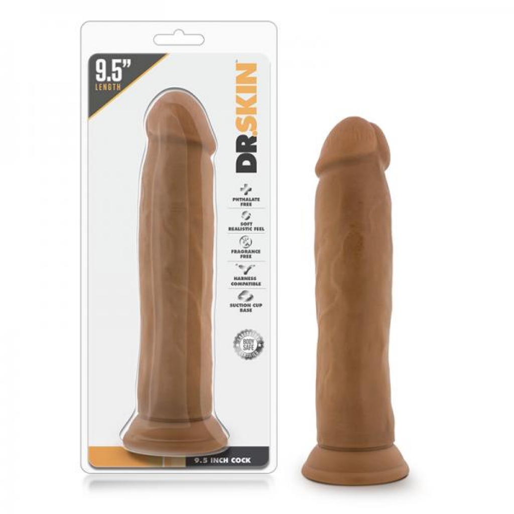 Dr. Skin - 9.5 Inch Cock - Mocha - Blush