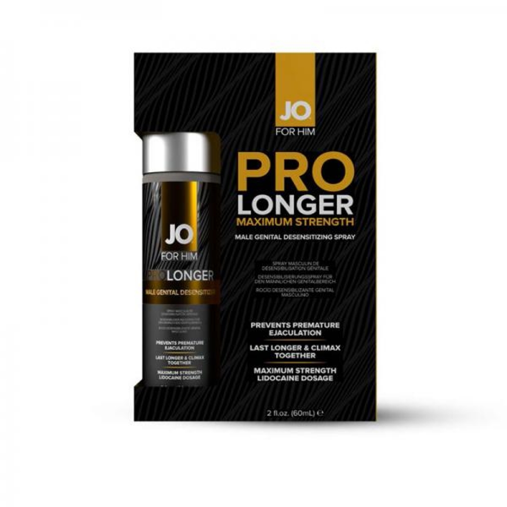 Jo Prolonger Delay Spray - 2 Fl Oz for Improved Stamina