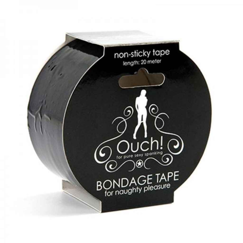 Ouch! Bondage Tape - Black - Shots