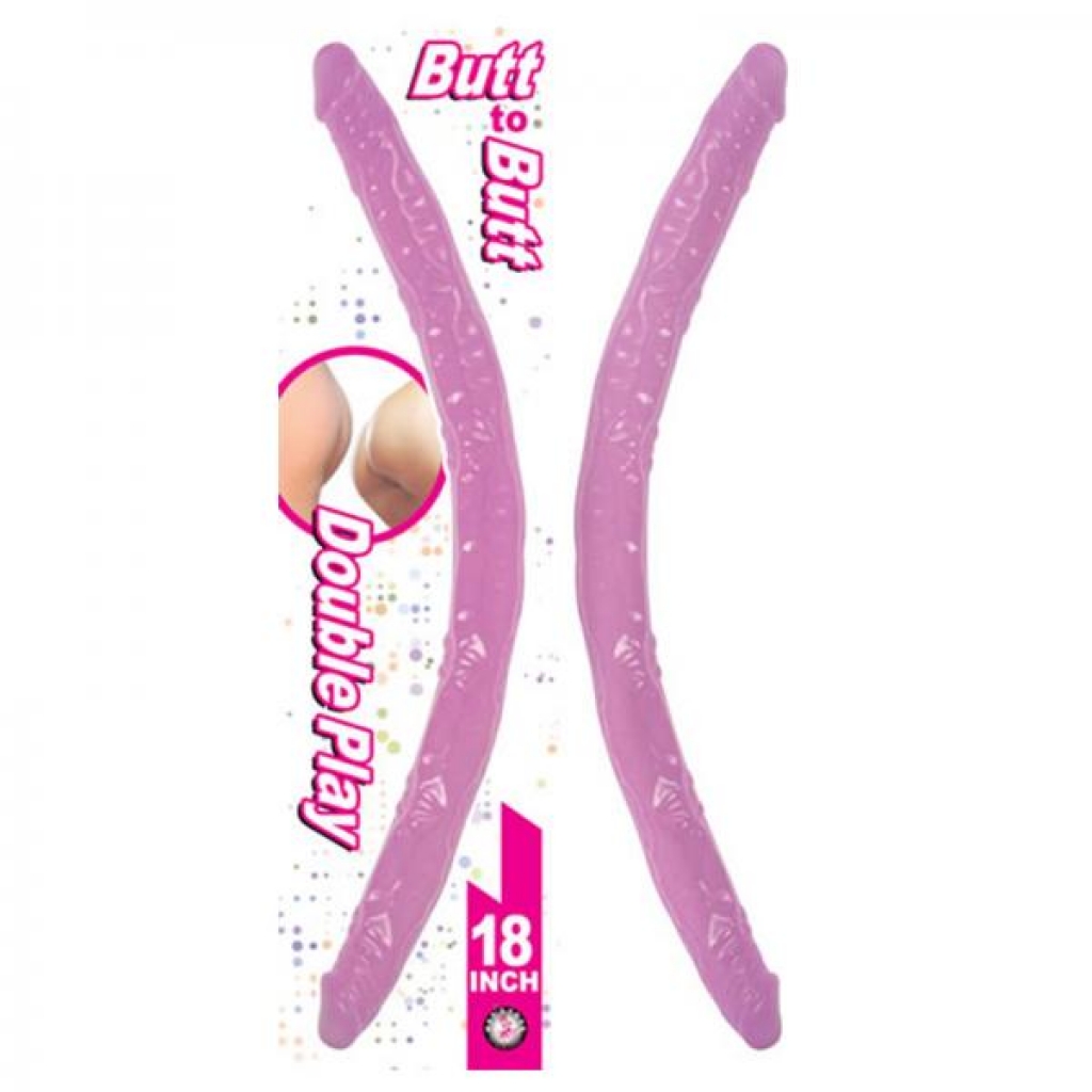 Butt To Butt Double Play Dong 18in Pink - Nasstoys