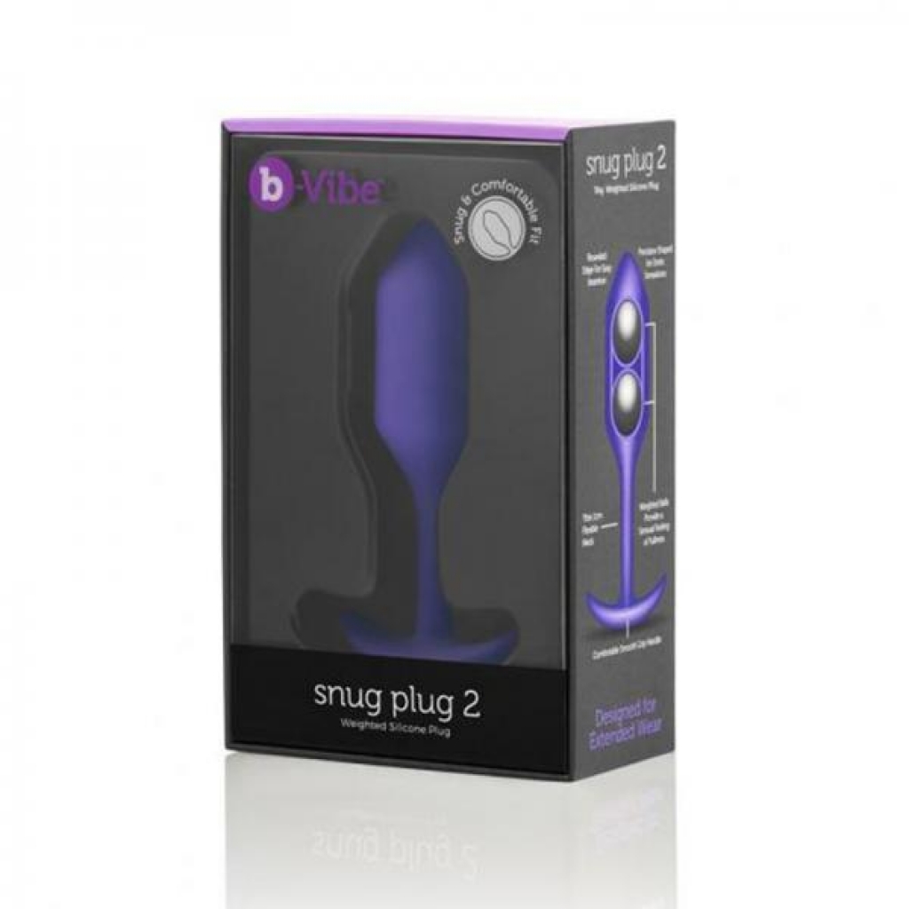 B-vibe Snug Plug 2 Purple - B-vibe