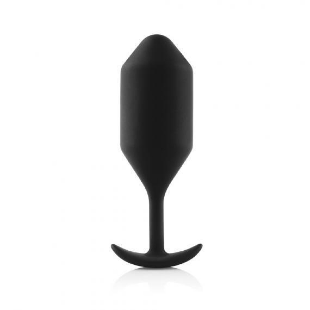 B-Vibe Snug Plug 4 Black 9oz Weight - B-vibe