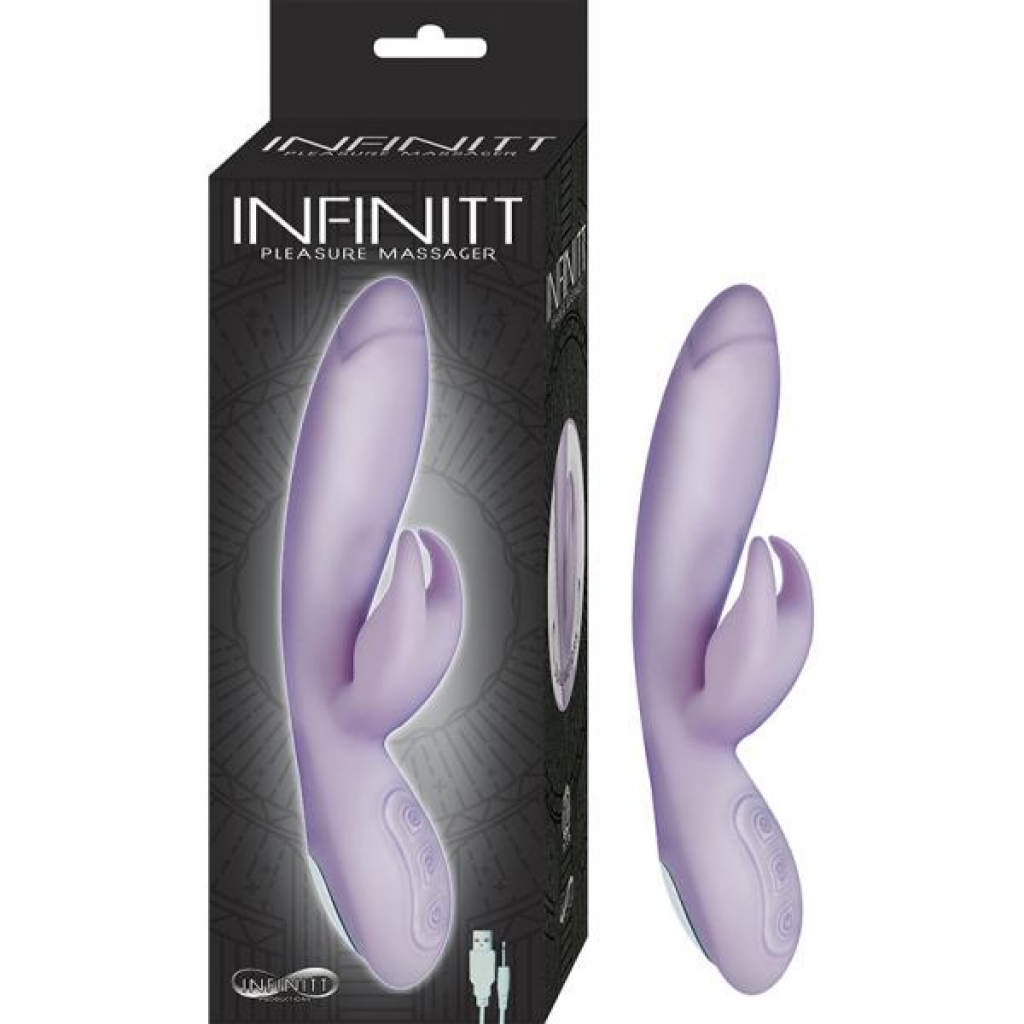 Infinitt Pleasure Massager Dual Motor 10 Function Waterproof Lavender - Nasstoys