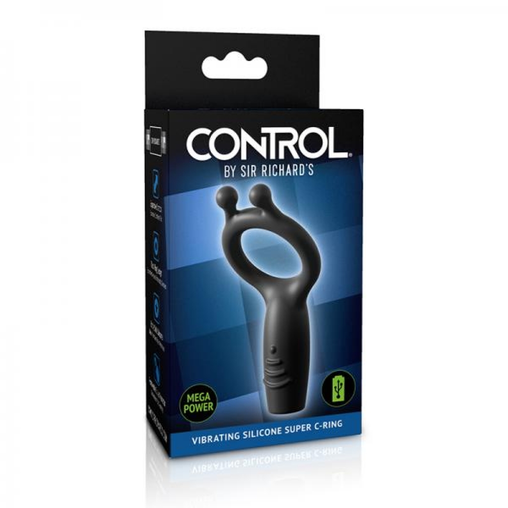 Sir Richard's Control Vibrating Silicone Super C-ring - Pipedream