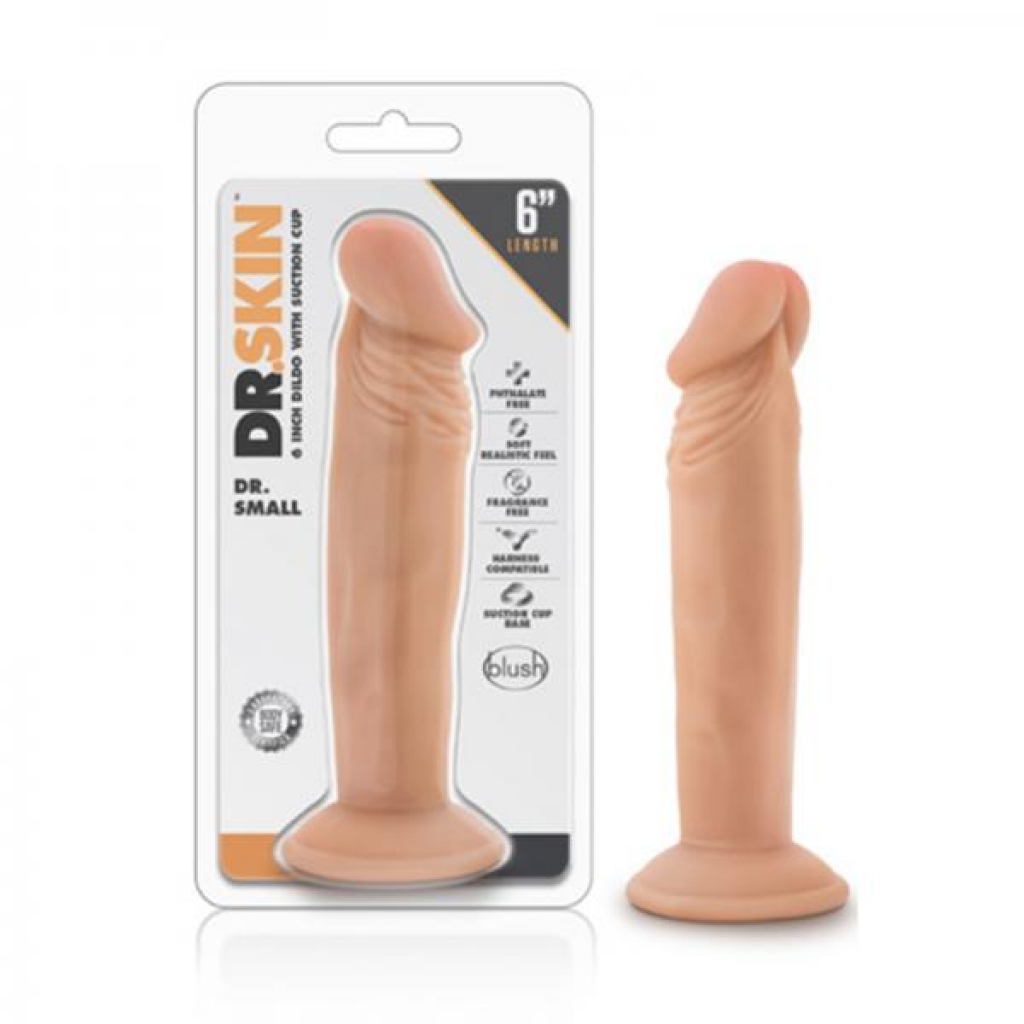 Dr. Skin - Dr. Small - 6in Dildo - Mocha - Blush