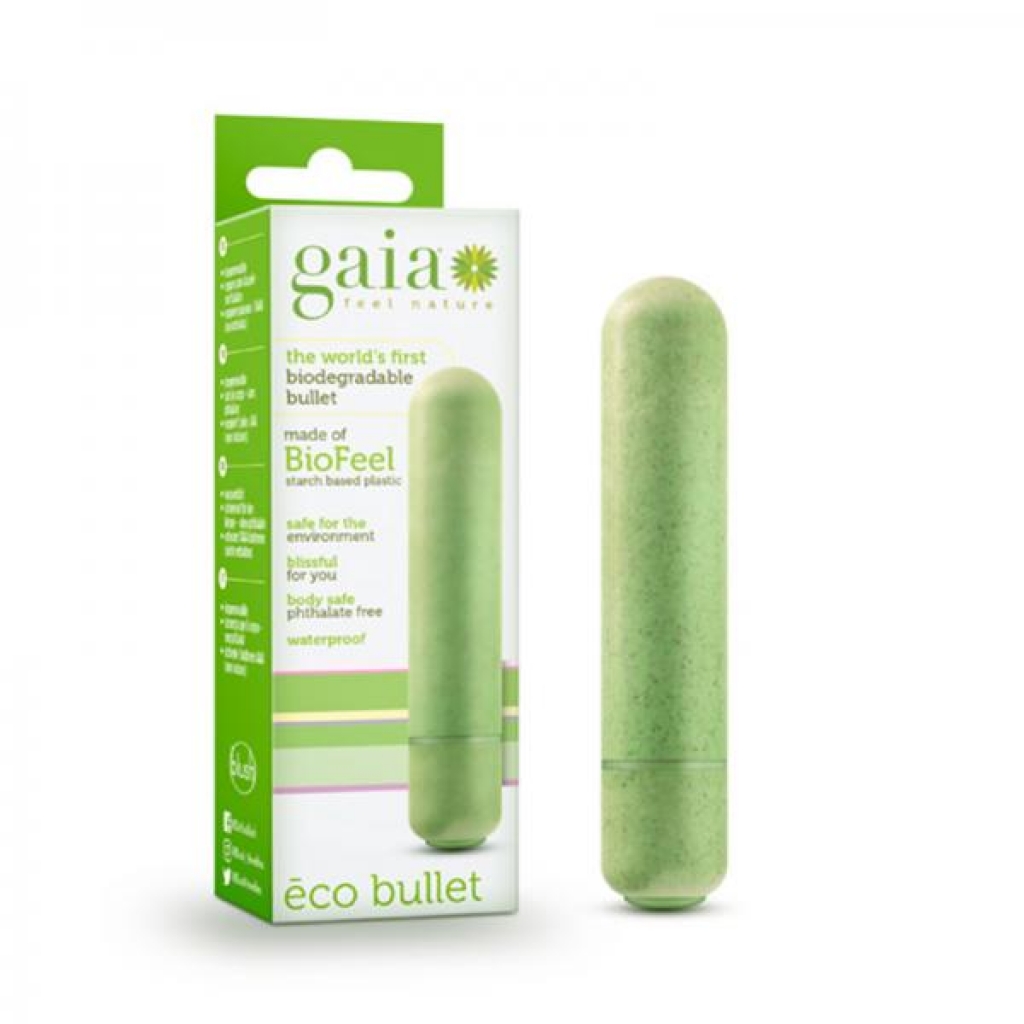 Gaia Eco Bullet Vibrator Green - Blush