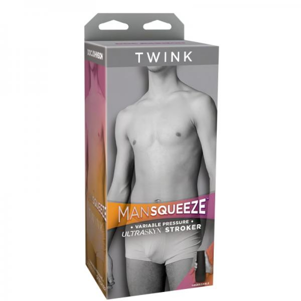 Man Squeeze Twink Ass Beige Masturbator - Ultimate Male Stroker