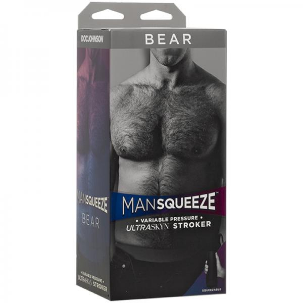 Man Squeeze Bear Ass Francois Sagat Beige Stroker  - Doc Johnson