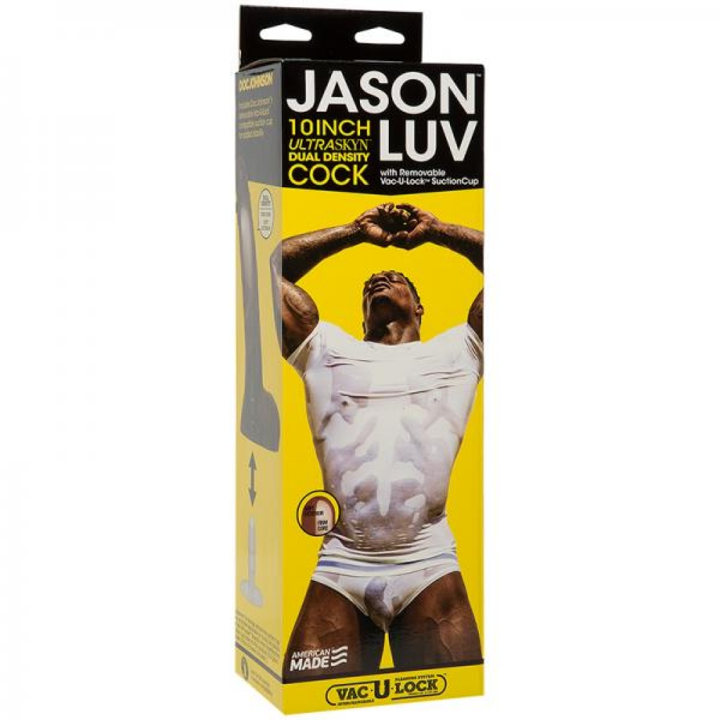 Jason Luv Ultraskyn Dildo - 10 inches Brown