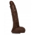 Jason Luv Ultraskyn Dildo - 10 inches Brown