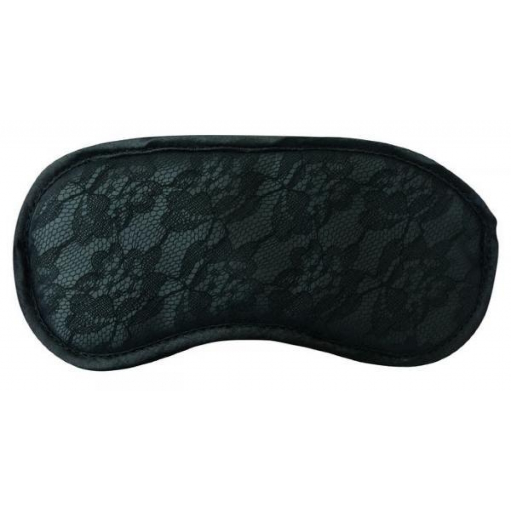 Sincerely Lace Blindfold Black O/S - Sportsheets