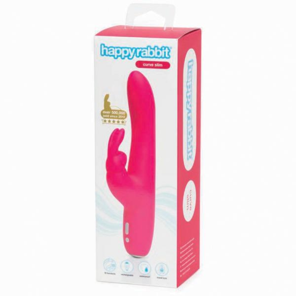 Happy Rabbit Slimline Curve Pink - Lovehoney