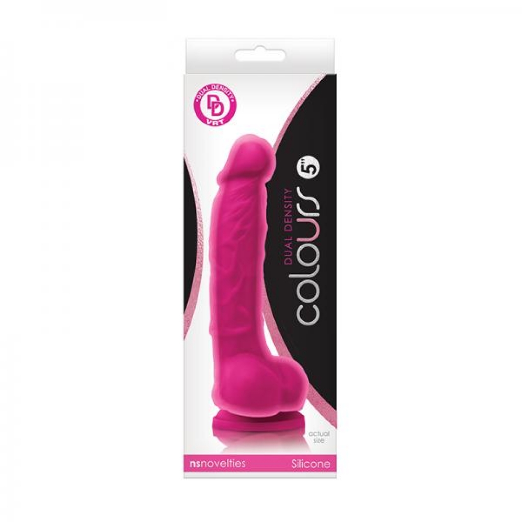 Colours Dual Density 5in Pink - Ns Novelties