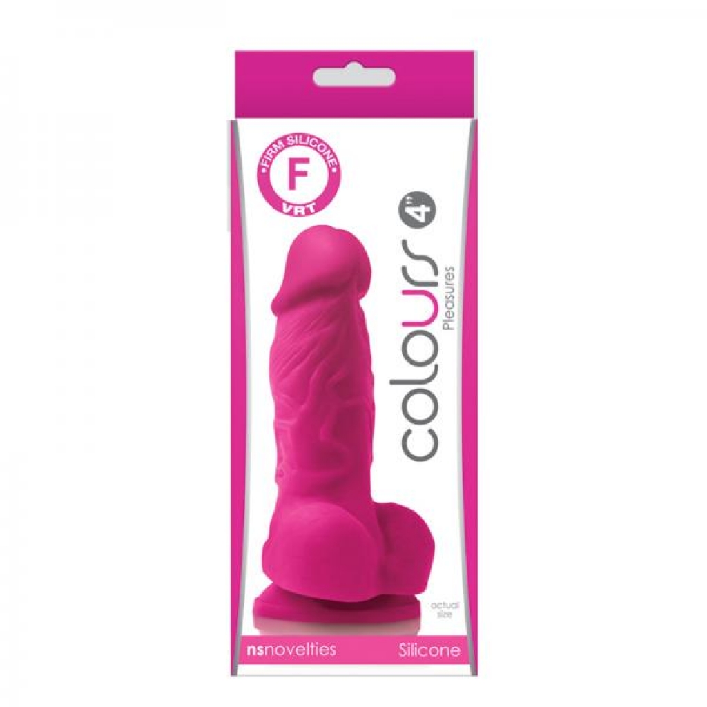 Colours Pleasures 4in Dildo - Pink