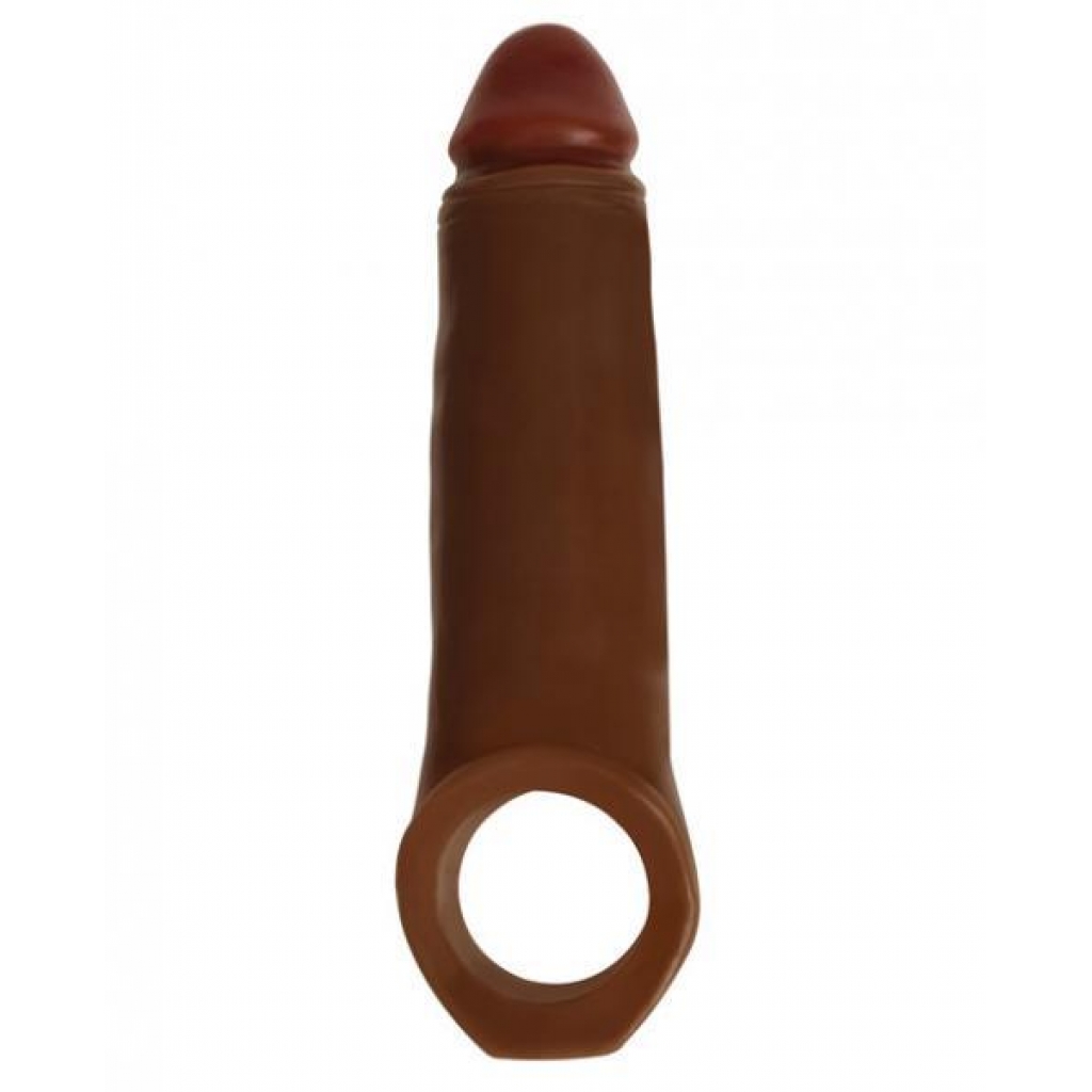 Jock Enhancer 2 inches Extender With Ball Strap Brown - Curve Novelties