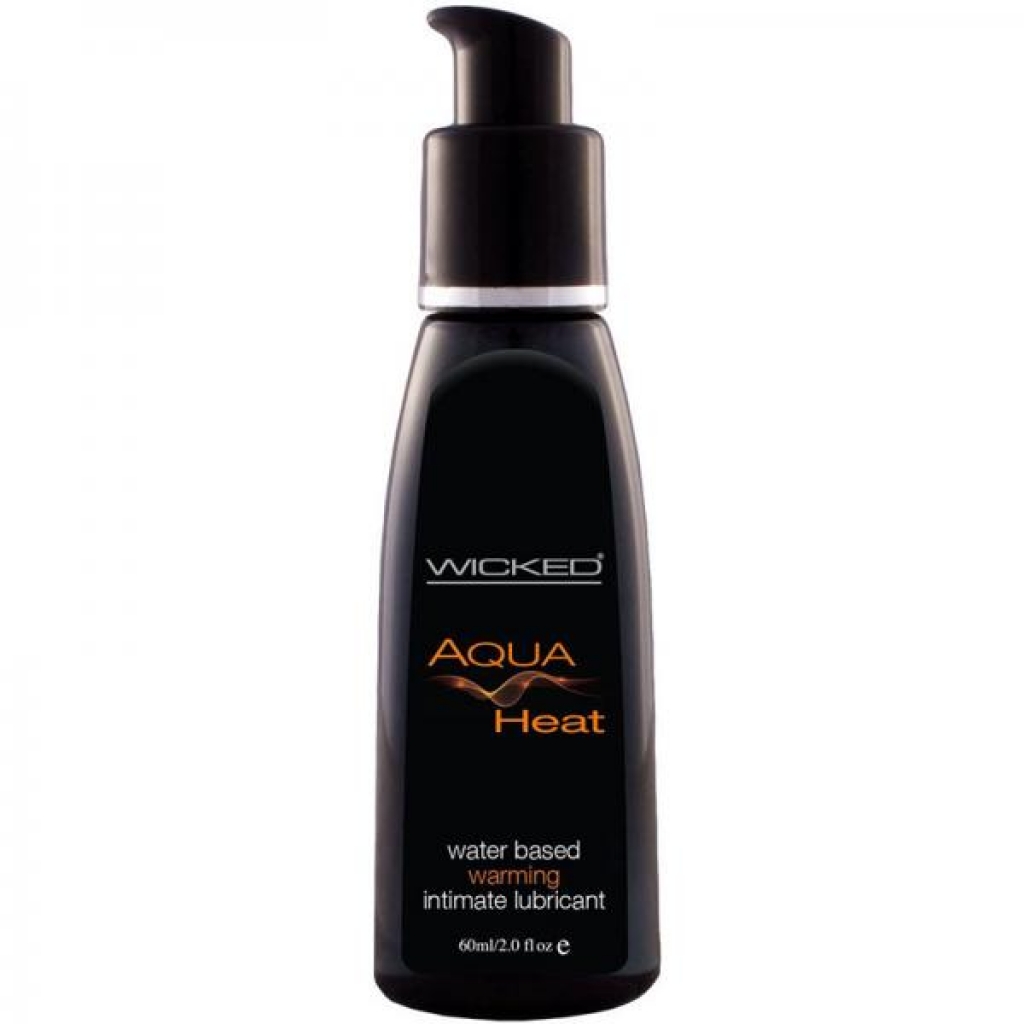 Wicked Aqua Heat Water Based Warming Lubricant 4oz - Wicked