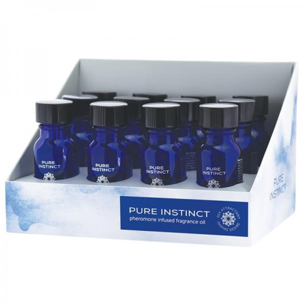 Pure Instinct Pheromone Fragrance Oil True Blue Display Of 12 - Classic Brands