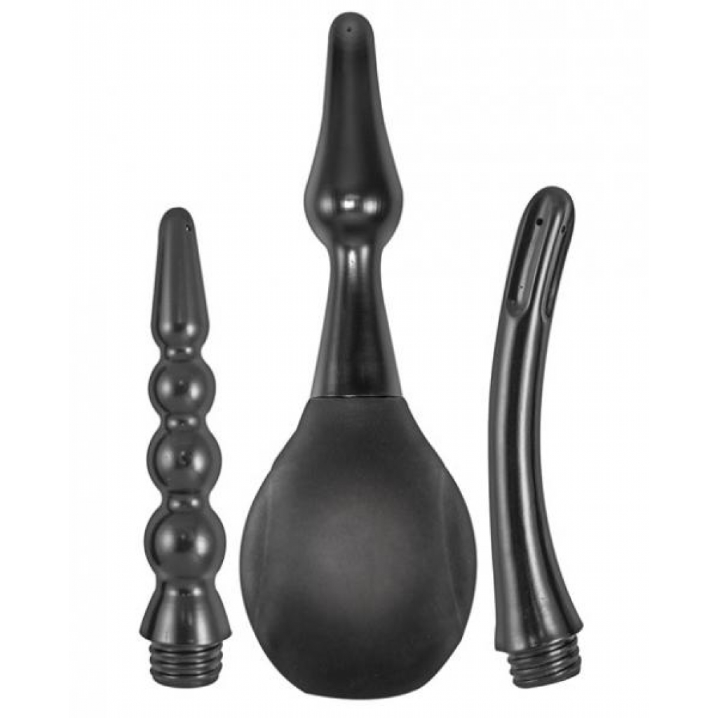 The Ultra Douche 3 Interchangeable Attachments Black - Nasstoys